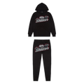 TS London Shooters Hooded Tracksuit - Red Outline