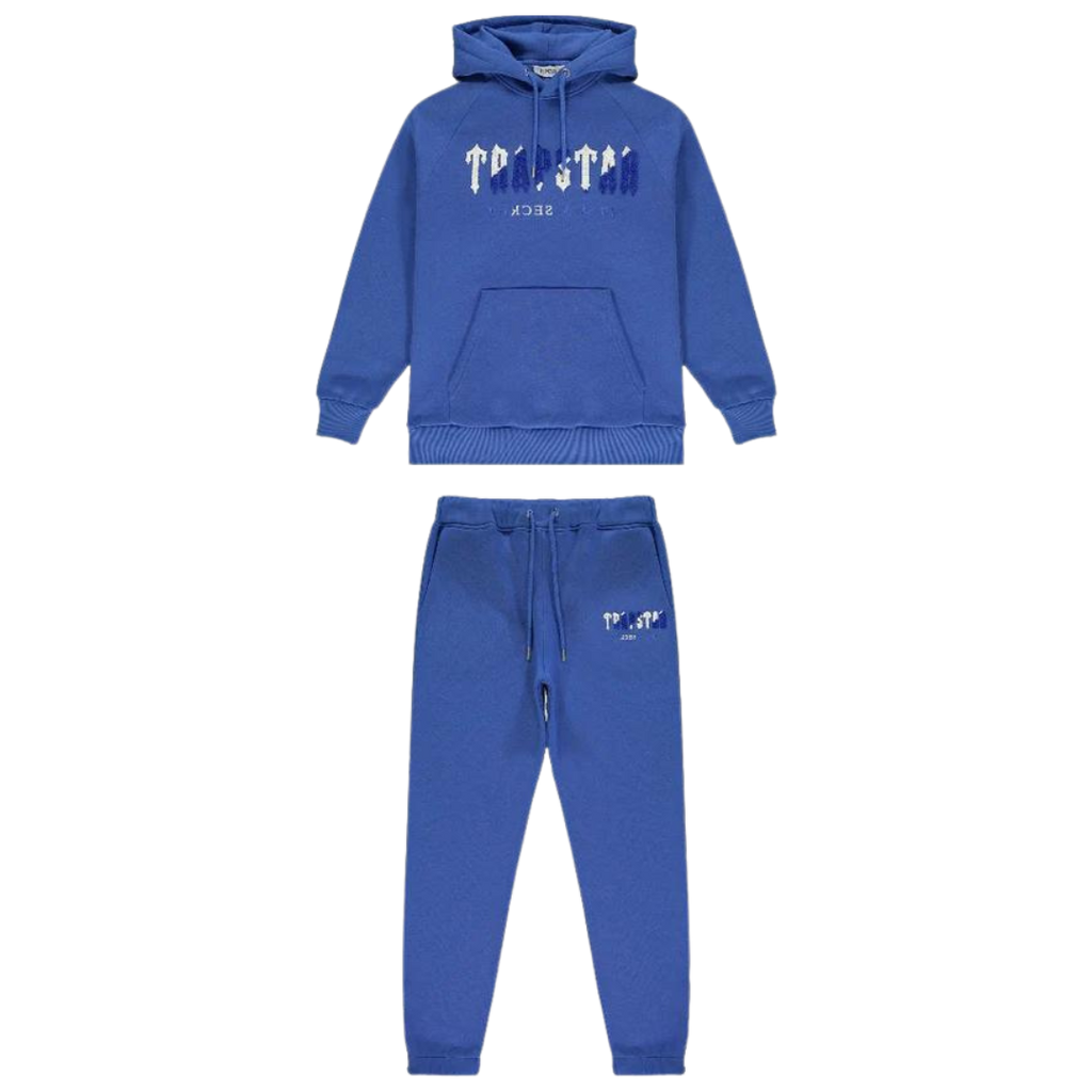 TS Chenille Decoded Hooded Tracksuit - Dazzling Blue
