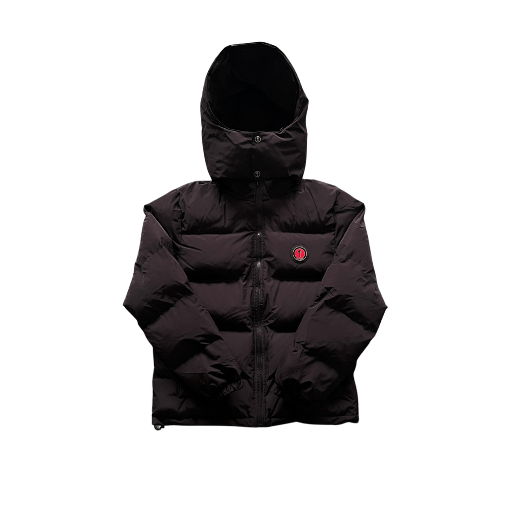 TS Infrared Black Hooded Puffer Jacket