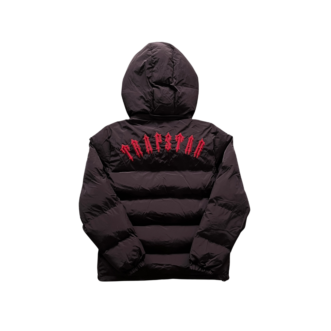 TS Infrared Black Hooded Puffer Jacket