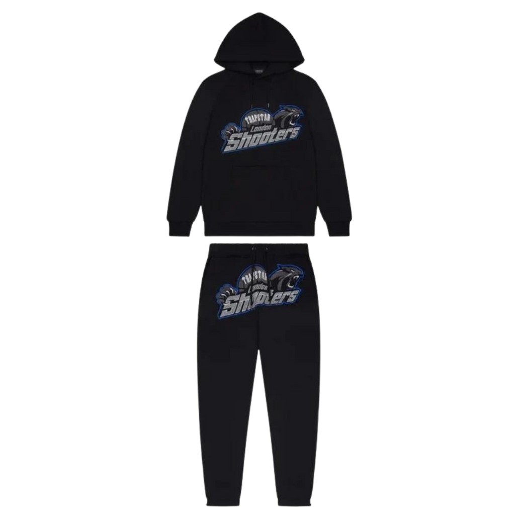 TS London Shooters Hooded Tracksuit - Ice Outline