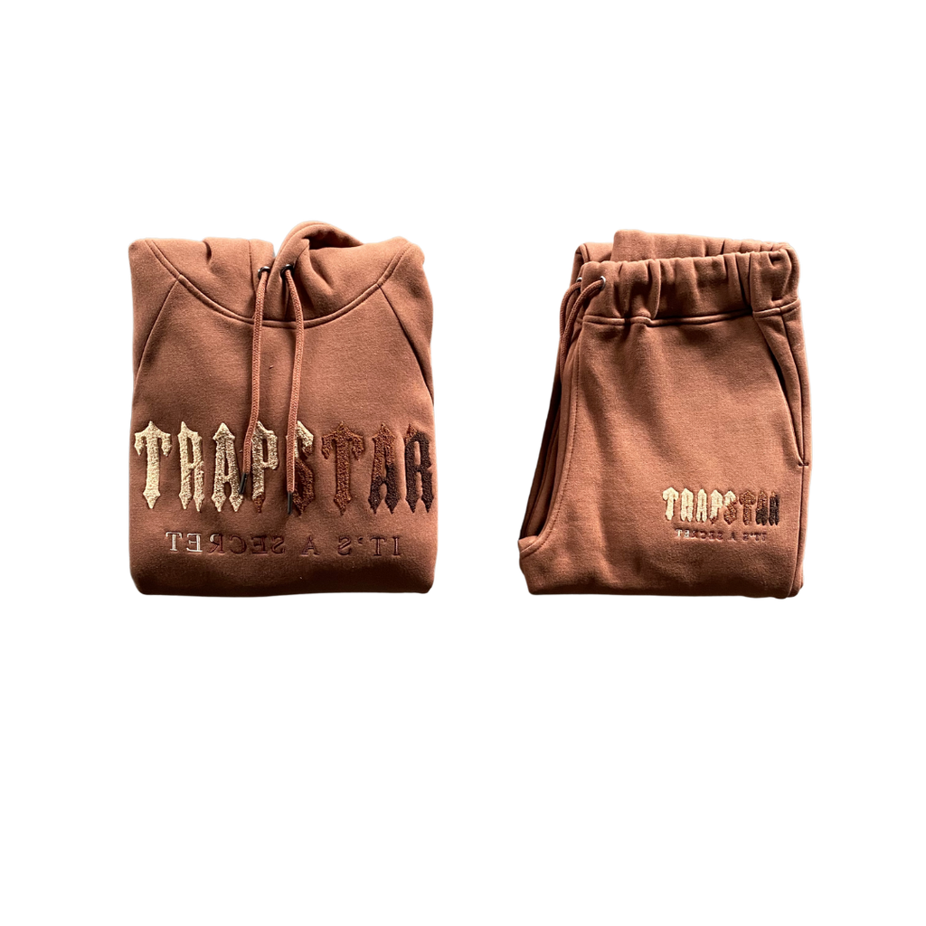 TS Chenille Decoded Hooded Tracksuit - Brown