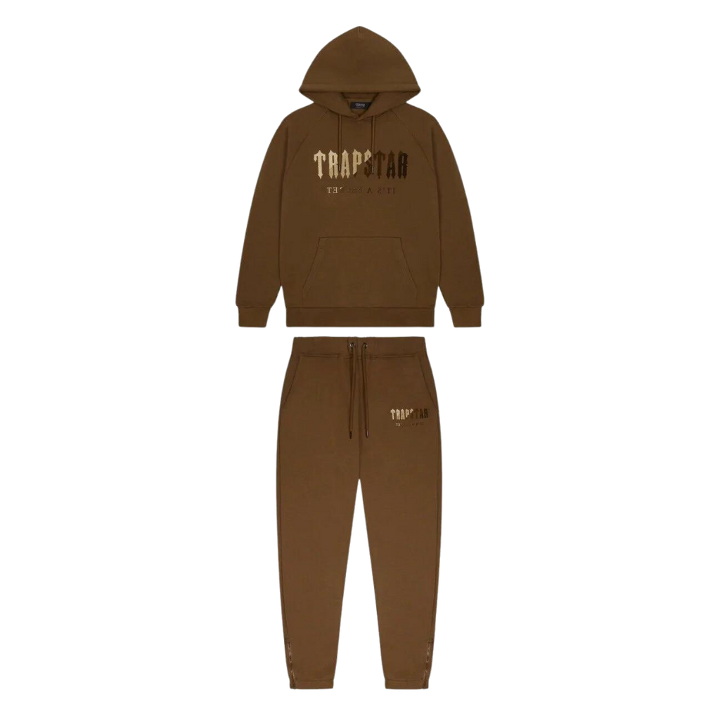 TS Chenille Decoded Hooded Tracksuit - Brown