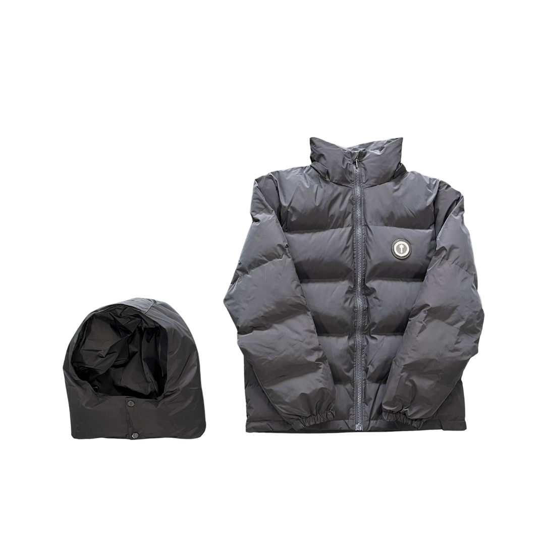 TS Stone Grey Irongate Hooded Puffer Jacket