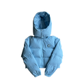 TS Womens Ice Blue Irongate Hooded Puffer Jacket